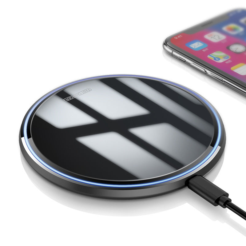 Cross-Border 10W Mirror Wireless Charging Disk