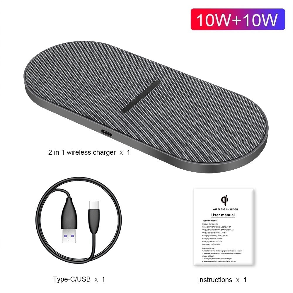 10W Wireless Charger Multi-function Two-in-one