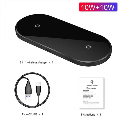 10W Wireless Charger Multi-function Two-in-one