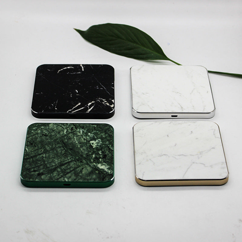 Real Marble Wireless Charging Plate