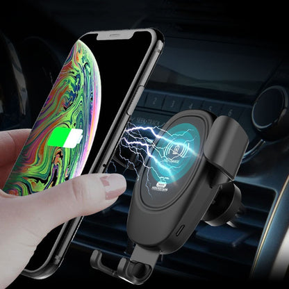 D12 Car Wireless Charger With Air Outlet Clip